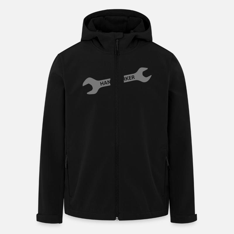 crafter - Men’s Recycled Softshell Jacket by Stanley/Stella - black