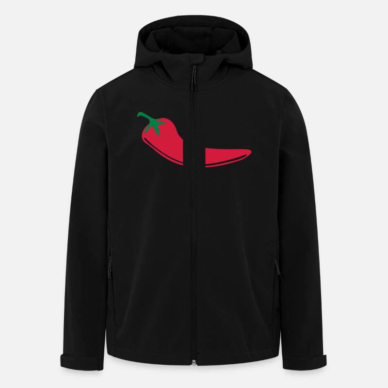 Chili - Recycelte Männer Softshell-Jacke von Stanley/Stella - Schwarz