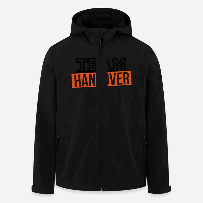 TEAM Hangover - Recycelte Männer Softshell-Jacke von Stanley/Stella - Schwarz