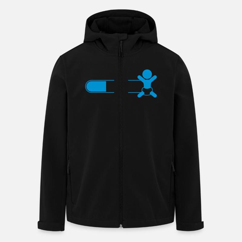 Baby Loading - Veste softshell homme en polyester recyclé Stanley/Stella - noir