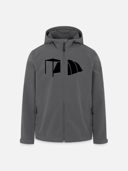 Tent - Men’s Recycled Softshell Jacket by Stanley/Stella - black
