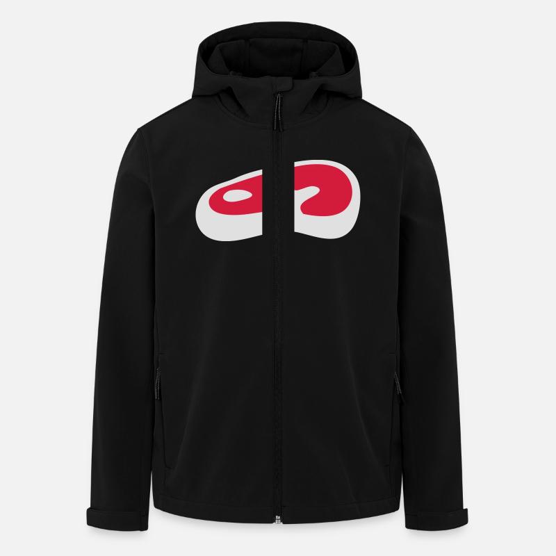 Steak - Recycelte Männer Softshell-Jacke von Stanley/Stella - Schwarz