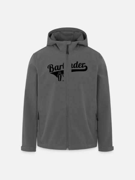 Barkeeper - Recycelte Männer Softshell-Jacke von Stanley/Stella - Schwarz