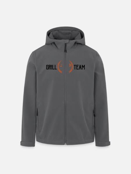 grill team design - Recycelte Männer Softshell-Jacke von Stanley/Stella - Schwarz