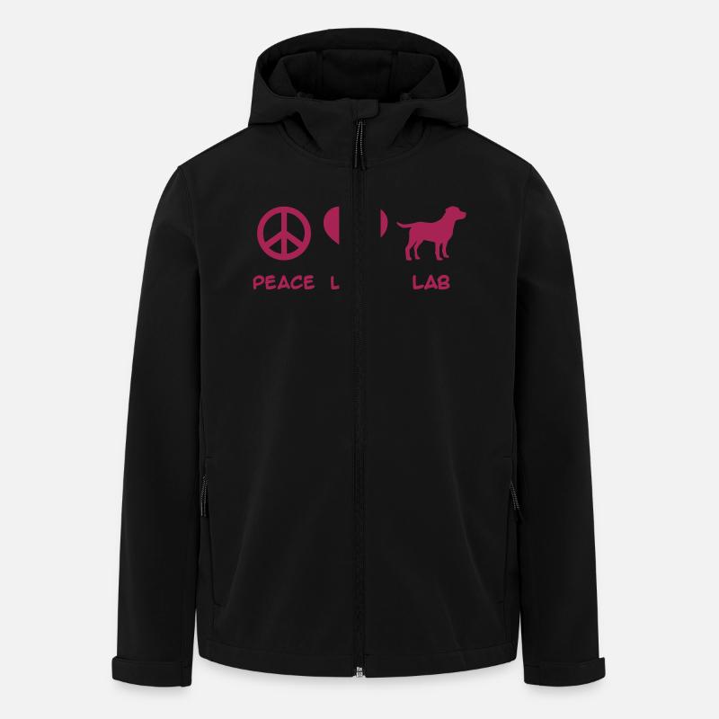Labrador - Veste softshell homme en polyester recyclé Stanley/Stella - noir