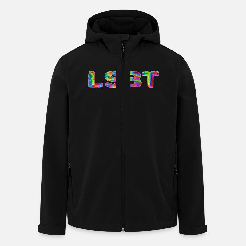 LGBT - Veste softshell homme en polyester recyclé Stanley/Stella - noir