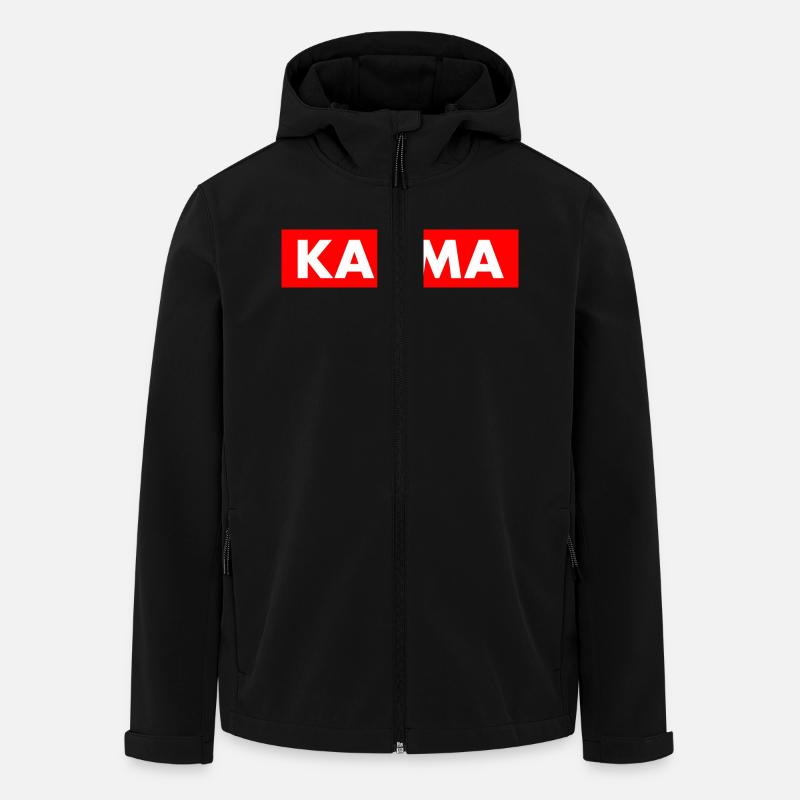 Karma - Recycelte Männer Softshell-Jacke von Stanley/Stella - Schwarz