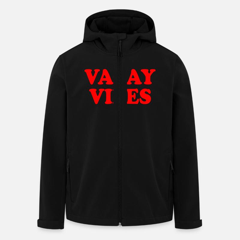 Vacay vibes - Men’s Recycled Softshell Jacket by Stanley/Stella - black