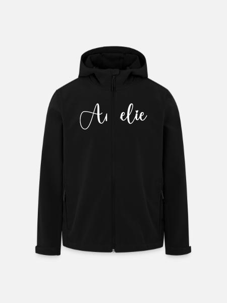 amelie name - Recycelte Männer Softshell-Jacke von Stanley/Stella - Schwarz