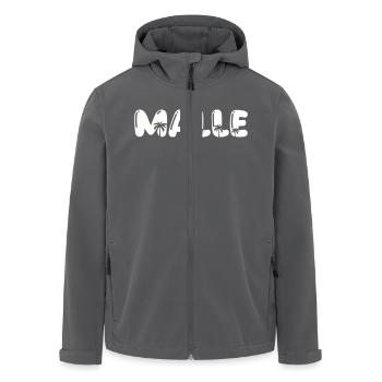 Malle Palmen - Veste softshell homme en polyester recyclé Stanley/Stella - charbon - Devant - AI Model Male 185 light (185cm)