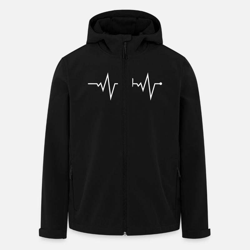 Beer Beat - Men’s Recycled Softshell Jacket by Stanley/Stella - black