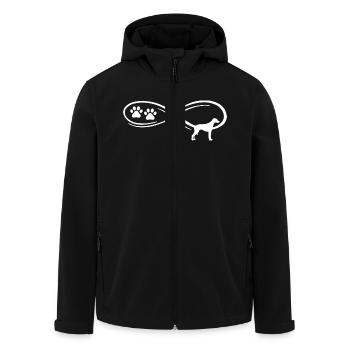 Rhodesian Ridgeback Infinte - Men’s Recycled Softshell Jacket by Stanley/Stella - black - Front - AI Model Male 185 light (185cm)