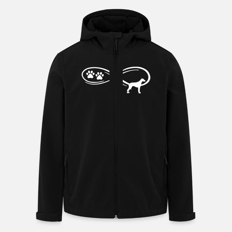 Rhodesian Ridgeback Infinte - Men’s Recycled Softshell Jacket by Stanley/Stella - black