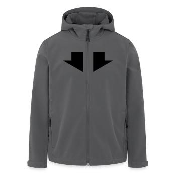 Arrow - Veste softshell homme en polyester recyclé Stanley/Stella - noir - Devant - AI Model Male 185 light (185cm)