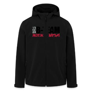 Das B-Team Spezialeinheit Fun Sprüche Action Spaß - Recycelte Männer Softshell-Jacke von Stanley/Stella - Schwarz - Vorne - AI Model Male 185 light (185cm)