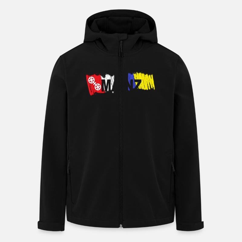 MAYENCE 4FB - Veste softshell homme en polyester recyclé Stanley/Stella - noir