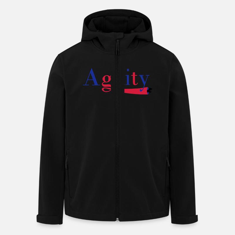 Agility tunnel - Men’s Recycled Softshell Jacket by Stanley/Stella - black