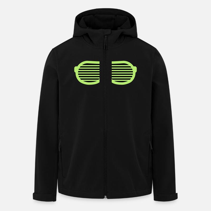 Party Glasses - Recycelte Männer Softshell-Jacke von Stanley/Stella - Schwarz