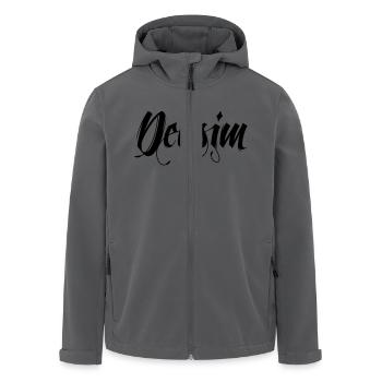 dersim - Recycelte Männer Softshell-Jacke von Stanley/Stella - Schwarz - Vorne - AI Model Male 185 light (185cm)