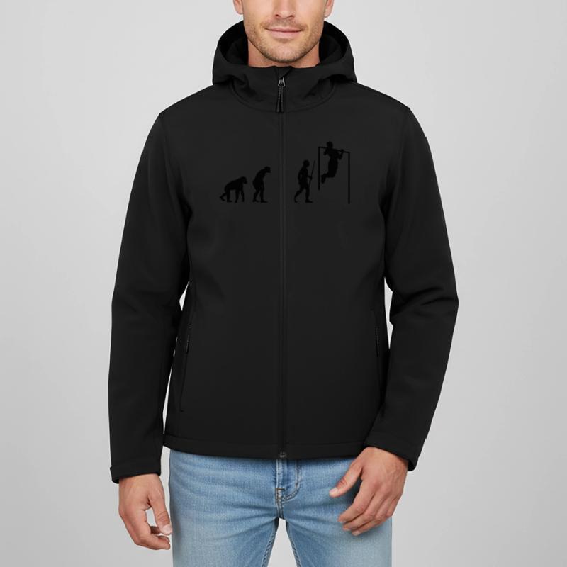 Evolution Pull Up Men’s Recycled Softshell Jacket Discoverer by Stanley/Stella