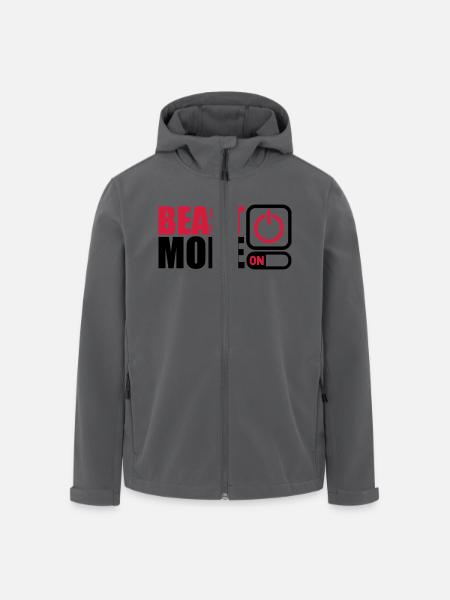 Beast Mode On Power An - Men’s Recycled Softshell Jacket by Stanley/Stella - black