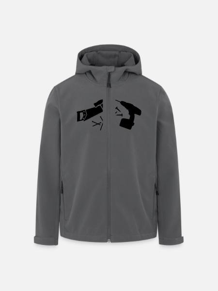 Tools - Men’s Recycled Softshell Jacket by Stanley/Stella - black