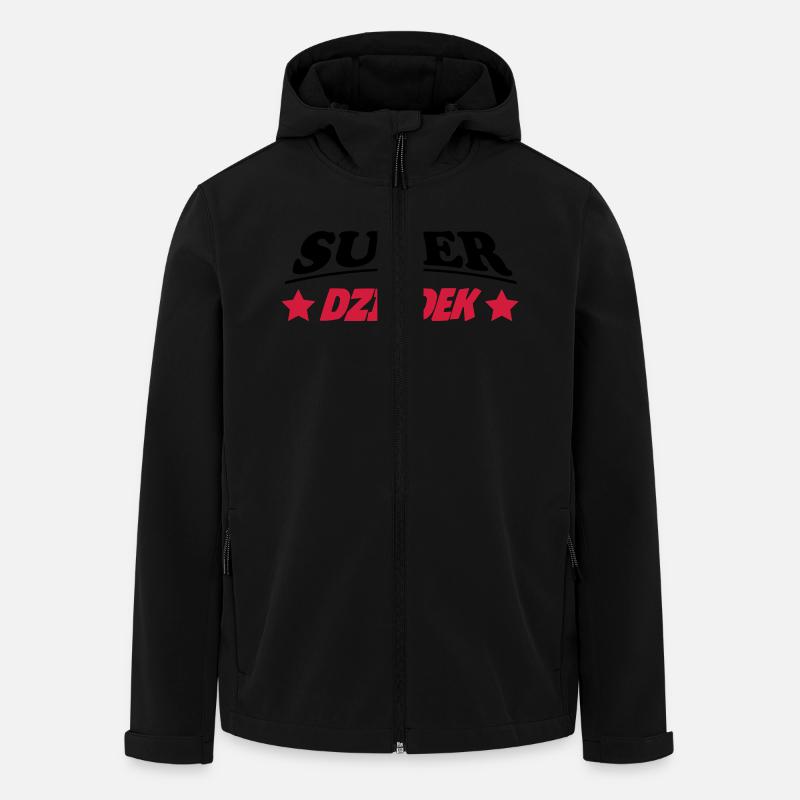 Super dziadek 111 - Recycelte Männer Softshell-Jacke von Stanley/Stella - Schwarz