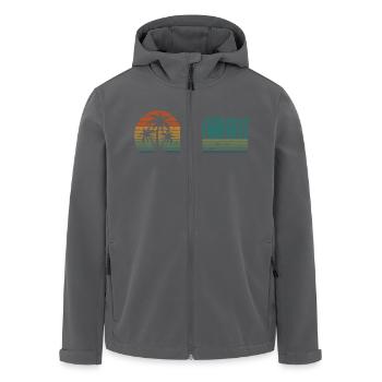 Hawaii Sunset Retro Vintage Style Lover Cadeau - Veste softshell homme en polyester recyclé Stanley/Stella - noir - Devant - AI Model Male 185 light (185cm)