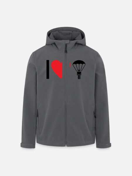 Parachute - Men’s Recycled Softshell Jacket by Stanley/Stella - black