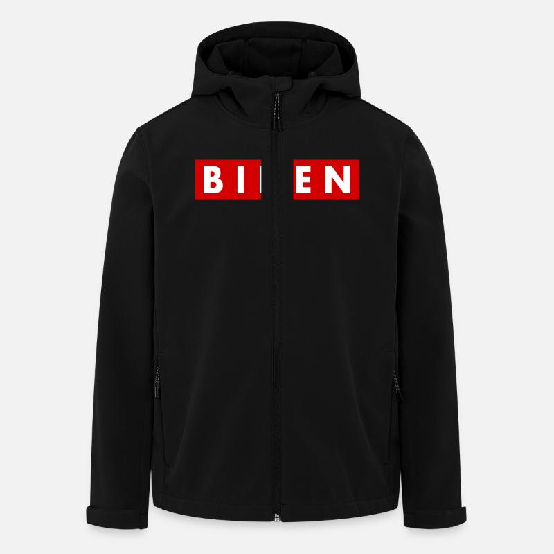 Biden - Recycelte Männer Softshell-Jacke von Stanley/Stella - Schwarz