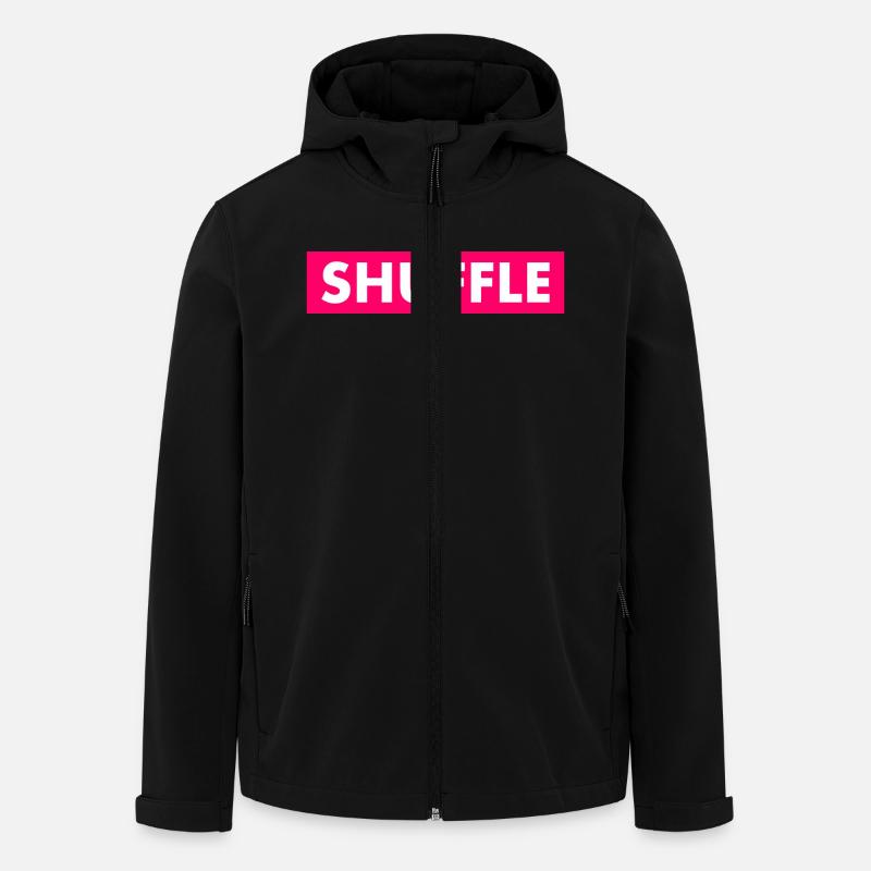 Shuffle - Recycelte Männer Softshell-Jacke von Stanley/Stella - Schwarz