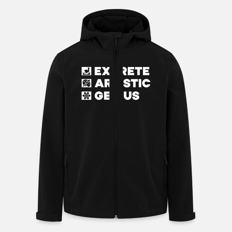 Funny Art Painter Artistic Genius Drawing Artist - Recycelte Männer Softshell-Jacke von Stanley/Stella - Schwarz