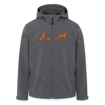 Lieu de siège obtenir vizsla - Veste softshell homme en polyester recyclé Stanley/Stella - noir - Devant - AI Model Male 185 light (185cm)