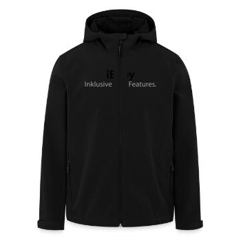 iBaby - Recycelte Männer Softshell-Jacke von Stanley/Stella - Schwarz - Vorne - AI Model Male 185 light (185cm)