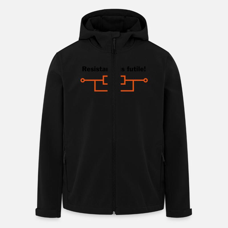 resistance is futile! - Recycelte Männer Softshell-Jacke von Stanley/Stella - Schwarz