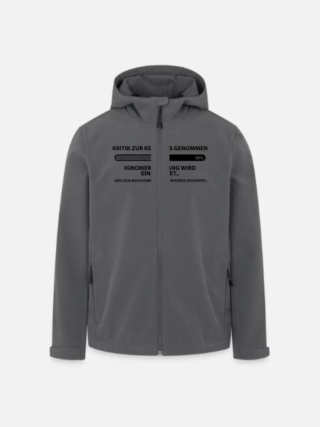 KRITIK ZUR KENNTNIS GENOMMEN ★ hq 1c Vektor - Recycelte Männer Softshell-Jacke von Stanley/Stella - Schwarz