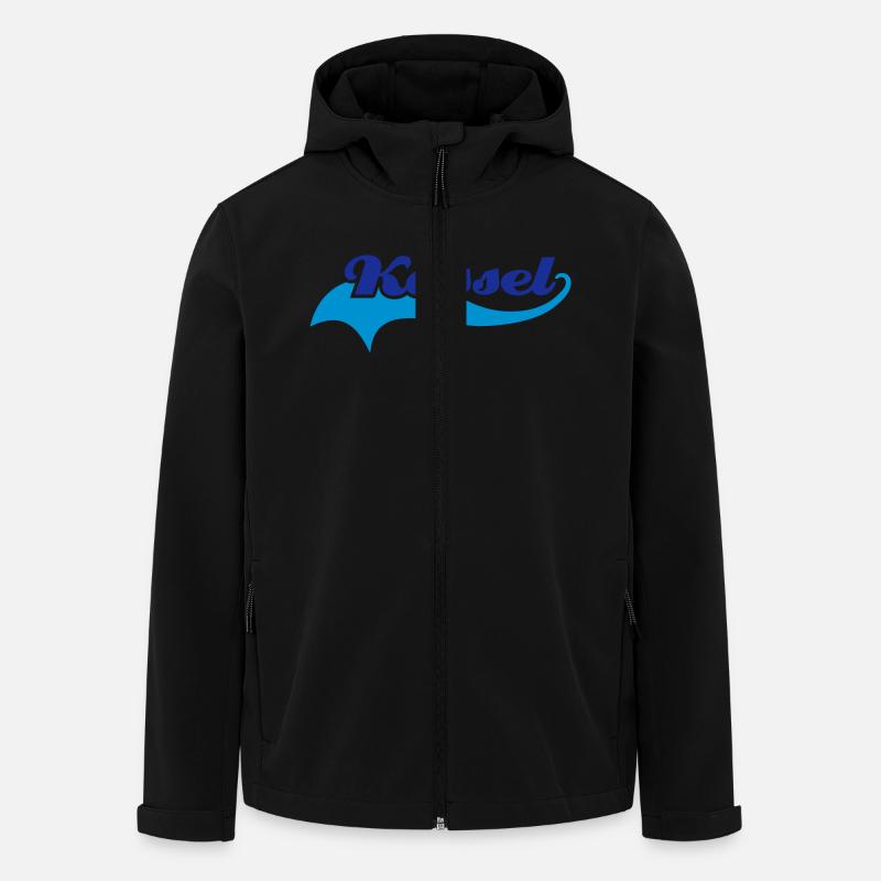 kassel schweif - Recycelte Männer Softshell-Jacke von Stanley/Stella - Schwarz