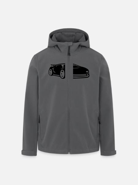 Car racing sports car racing car cool - Men’s Recycled Softshell Jacket by Stanley/Stella - black