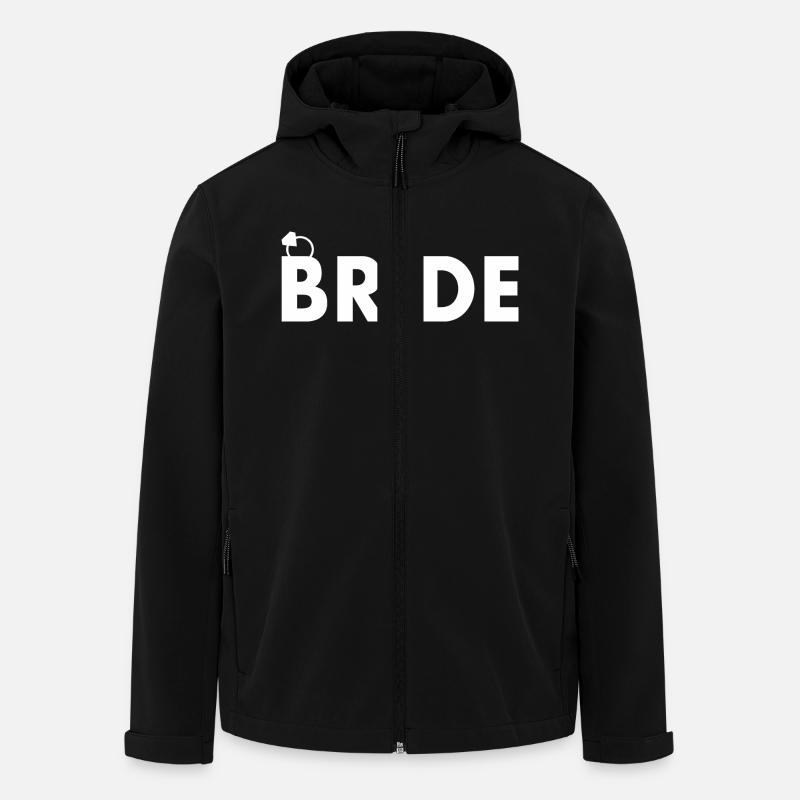 Bride - Veste softshell homme en polyester recyclé Stanley/Stella - noir