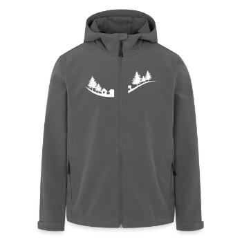 hiver - Veste softshell homme en polyester recyclé Stanley/Stella - noir - Devant - AI Model Male 185 light (185cm)