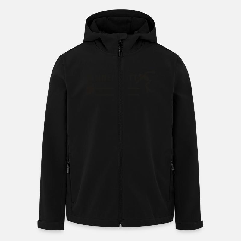 Bowling - gutter God - Men’s Recycled Softshell Jacket by Stanley/Stella - black