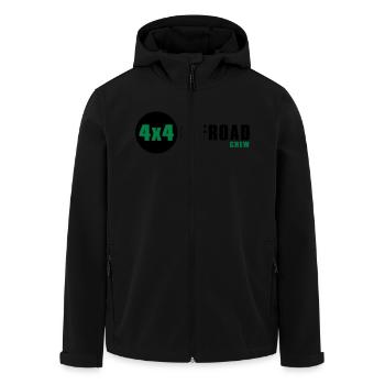 4x4 Offroad T-shirt ras - Veste softshell homme en polyester recyclé Stanley/Stella - noir - Devant - AI Model Male 185 light (185cm)