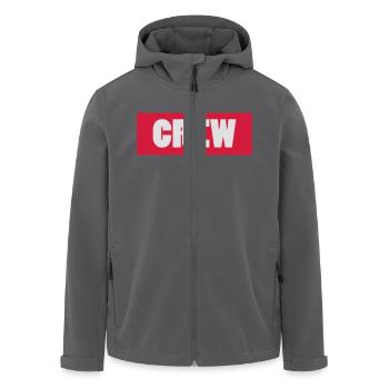 crew - Recycelte Männer Softshell-Jacke von Stanley/Stella - Schwarz - Vorne - AI Model Male 185 light (185cm)