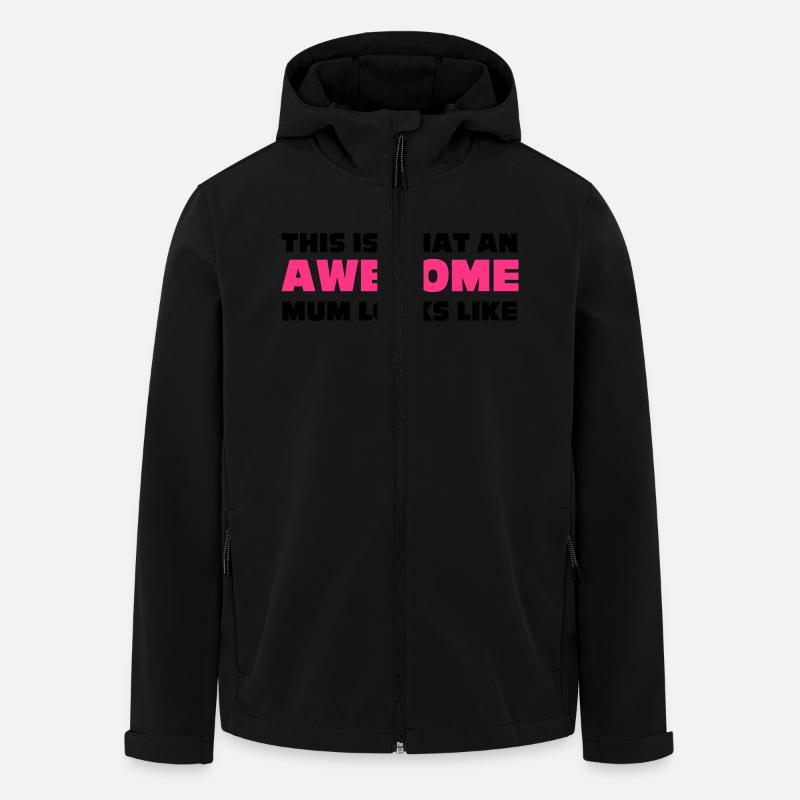 Mum - Veste softshell homme en polyester recyclé Stanley/Stella - noir