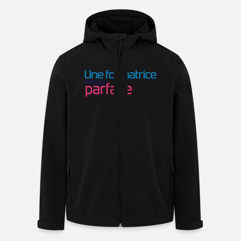 Ausbilder / Lehrer / Gestalter / trainer - Recycelte Männer Softshell-Jacke von Stanley/Stella - Schwarz