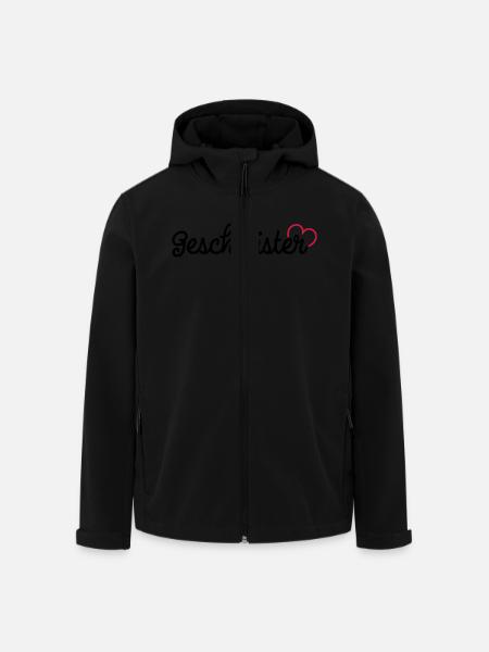 Geschwister - Recycelte Männer Softshell-Jacke von Stanley/Stella - Schwarz