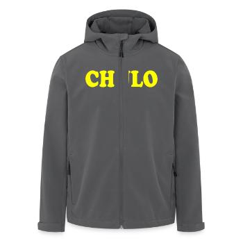 Chulo - Men’s Recycled Softshell Jacket by Stanley/Stella - black - Front - AI Model Male 185 light (185cm)