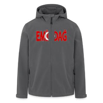 Emirdag Turkey Flag Afyon - Men’s Recycled Softshell Jacket by Stanley/Stella - black - Front - AI Model Male 185 light (185cm)