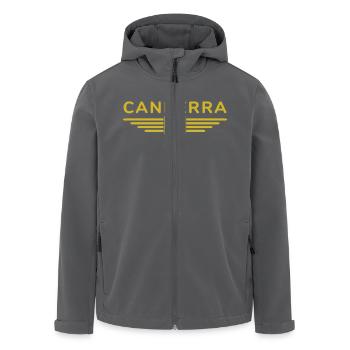 Canberra Australien T-Shirt für Fans und Liebhaber - Recycelte Männer Softshell-Jacke von Stanley/Stella - Schwarz - Vorne - AI Model Male 185 light (185cm)