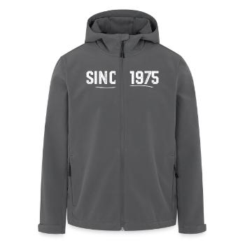 Legendär seit 1975 geburtstagsgeschenk 1975 - Recycelte Männer Softshell-Jacke von Stanley/Stella - Schwarz - Vorne - AI Model Male 185 light (185cm)